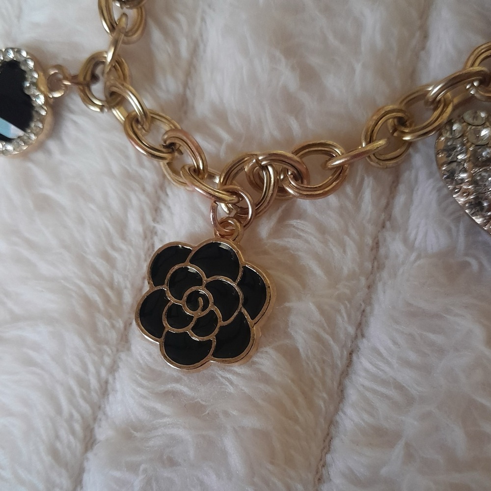 Mini Gold Plated Enamel Fashion Skittles Pendant Charm - Perfect for DIY - Picture 3 of 5